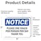 Signmission Please One Snack Per Person Per Day Thank You, 5 in W x Rectangle, Vinyl Decal OS-2PACK-NS-D-35-L-17541 - alternate 2